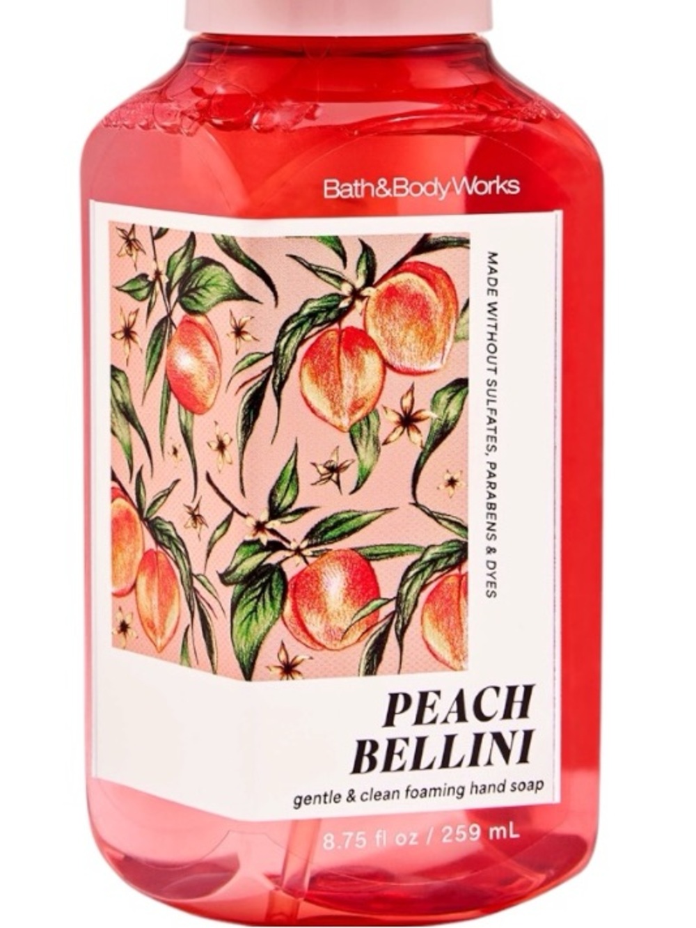 NEW 4X PEACH BELLINI Bath & Body Works Foam Hand Soap Set Collection Bundle - Picture 2 of 4